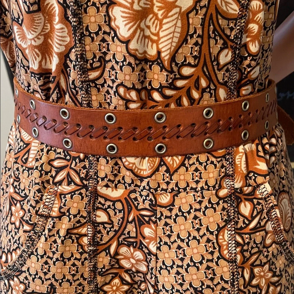 Vintage leather belt by A&F in size medium